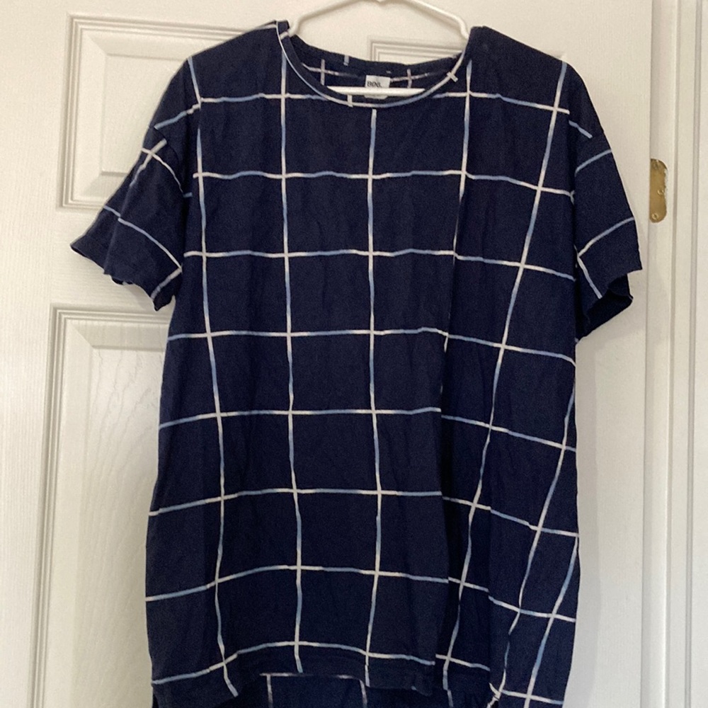 BDG Men's Size Medium Casual Short Sleeve Cotton T-shirt Navy/Blue